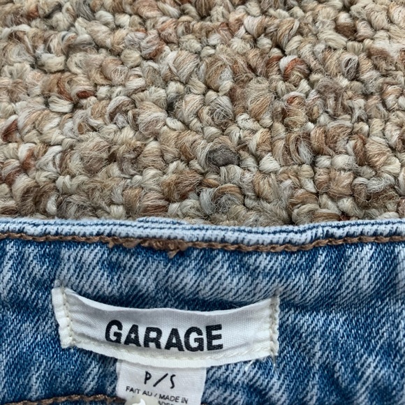 GARAGE high rise denim mini skirt, size SMALL - Picture 4 of 4